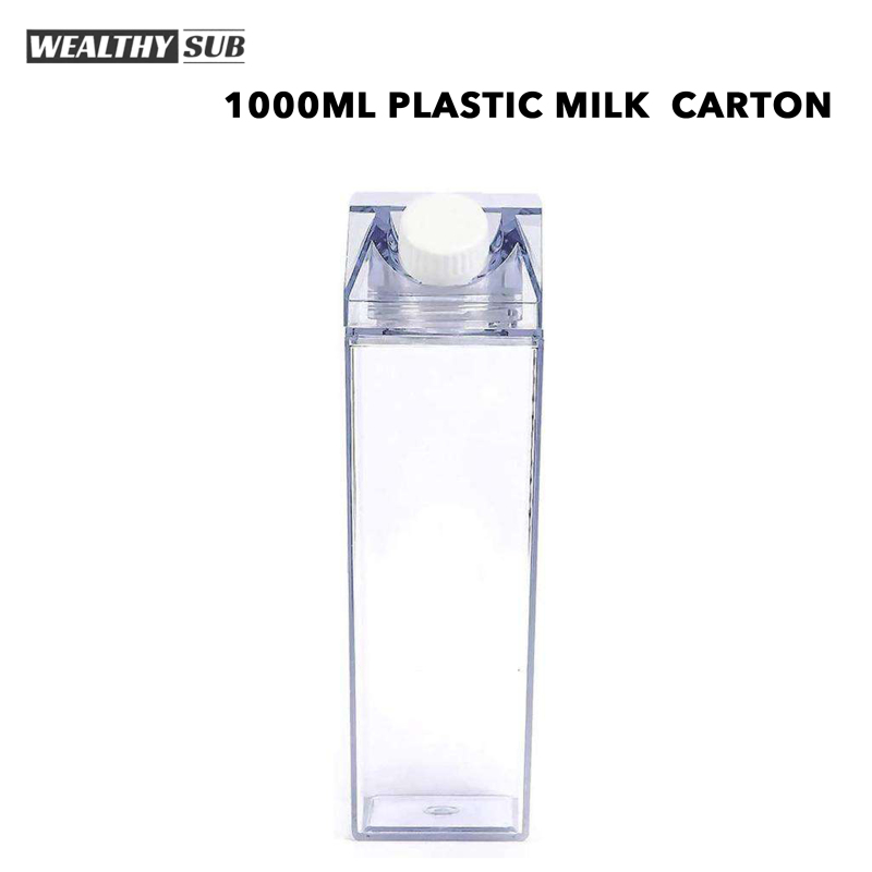 Wealthysub China warehouse 1000ml plastic milk  carton